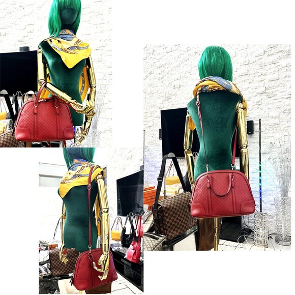Gucci Crossbody and Shoulder Bag Red - Picture 11 of 11